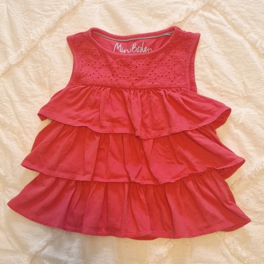 Mini Boden summer top, sz 5-6